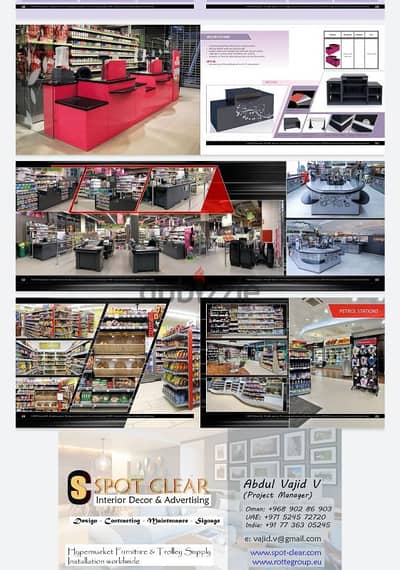 Interior Decor, Building Maintenance & Signage