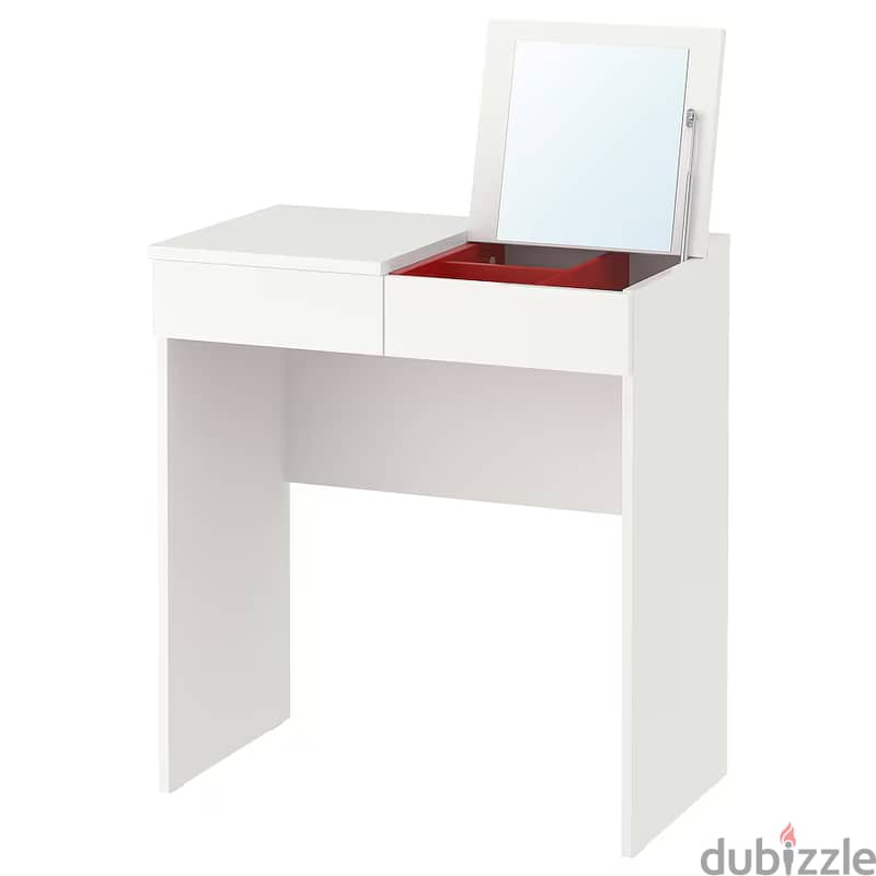 IKEA White Dressing Table – Stylish and Compact 0