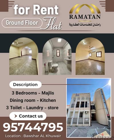 BANNER 02 - 3BHK GROUNDFLOOR FLAT IN KHUWAIR