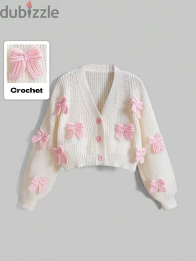 Cute 3D Bow Cardigan