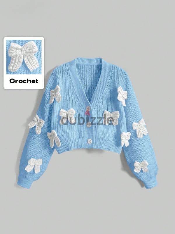 Cute 3D Bow Cardigan 4