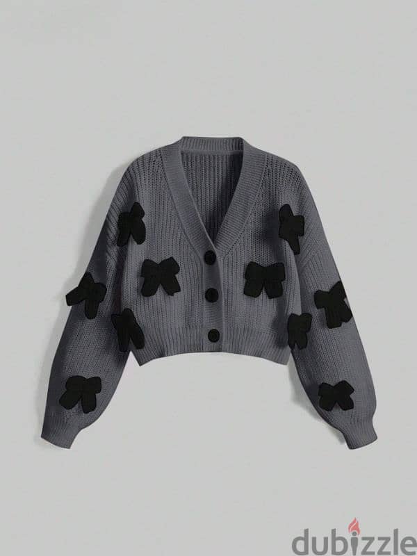 Cute 3D Bow Cardigan 5