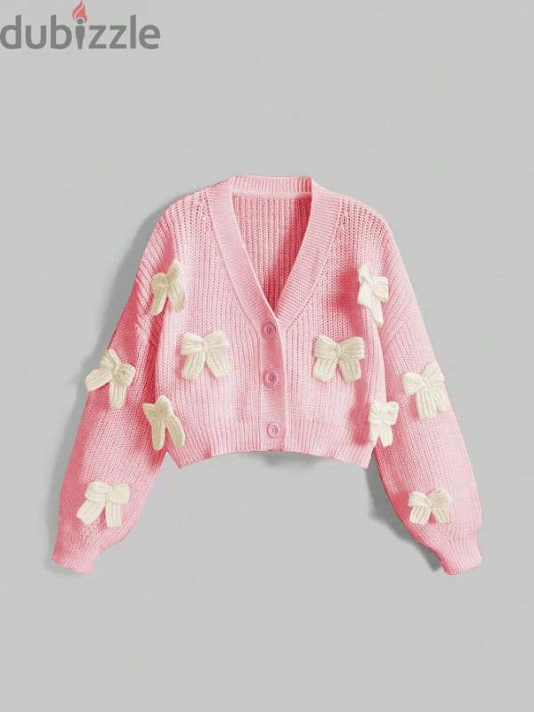 Cute 3D Bow Cardigan 6