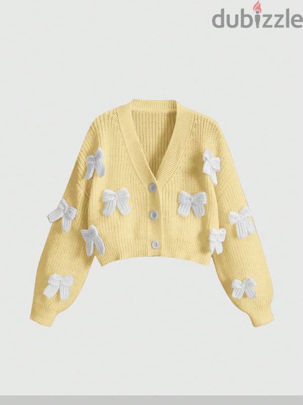 Cute 3D Bow Cardigan 7