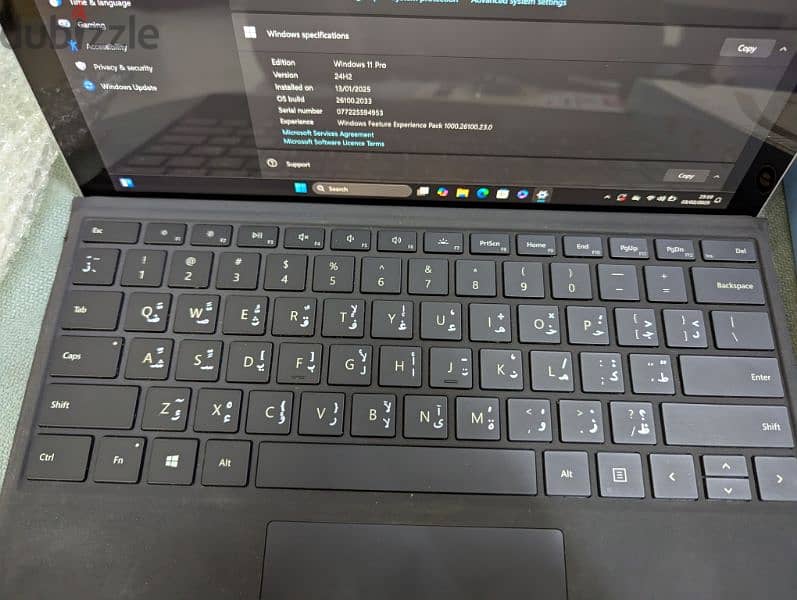 Microsoft Surface pro 7 16GB RAM 256GB SSD 1