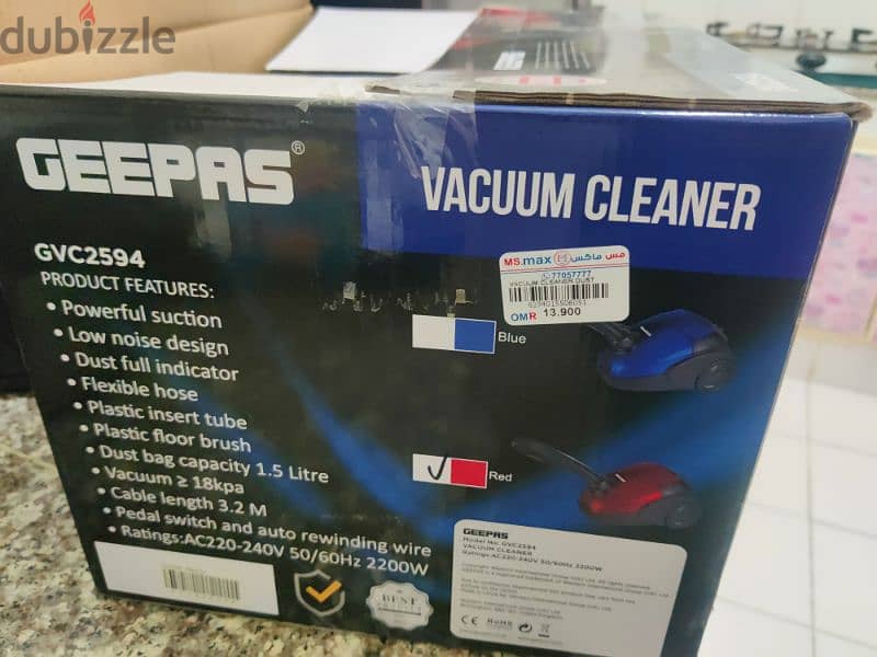 geepas vacuum cleaner 1