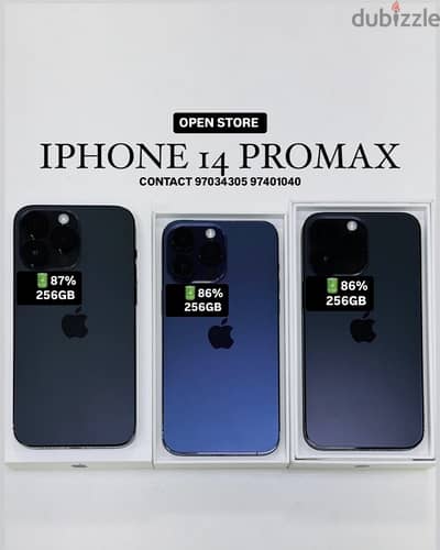 iphone 14 promax 256GB Good condition excellent phones