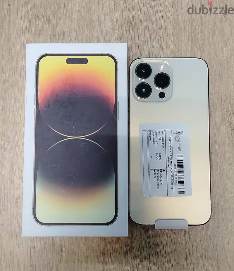 iPhone 14 Pro Max 256GB Gold Color 94% Battery Health 2