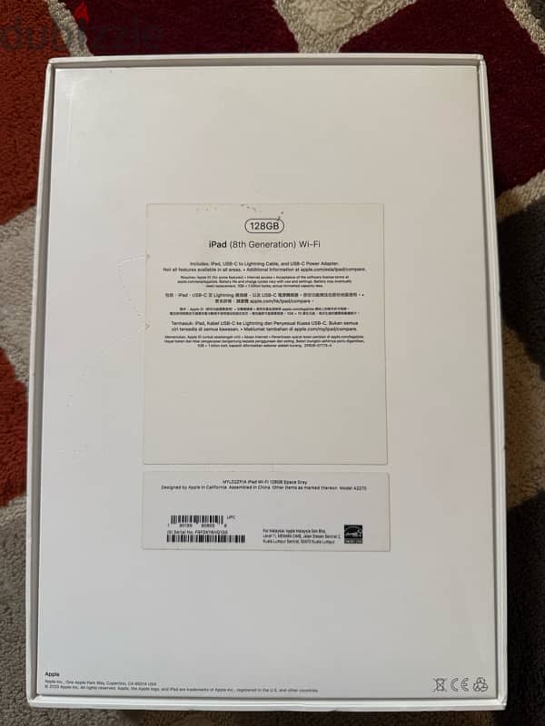 ipad 8gen 128gb ايباد ٨/جيل الثامن 3