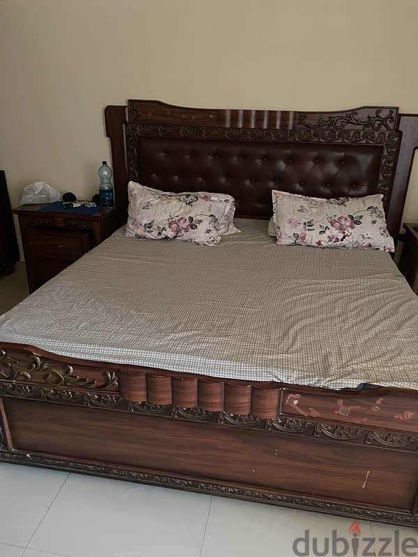 bed with mattress 1