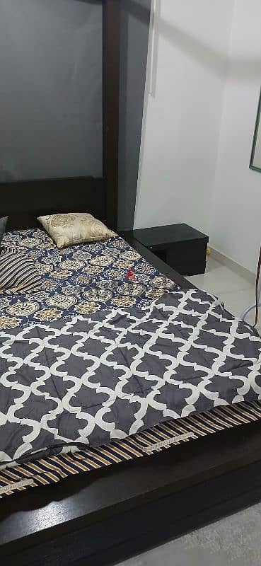 bed set and LCD tv 2