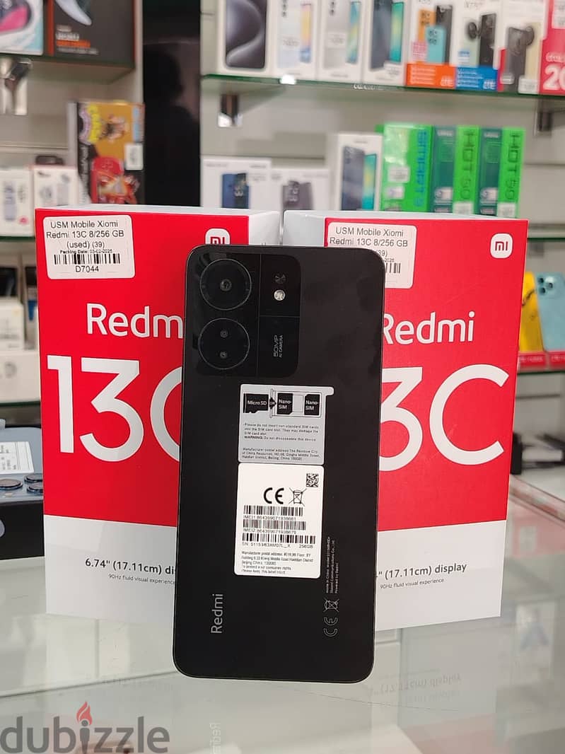 Redmi 13C 8GB/256GB (OPEN BOXES) With Free Mobile Stand 8