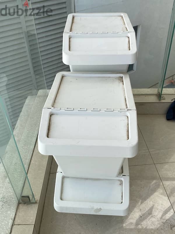 4 ikea storage bins 1