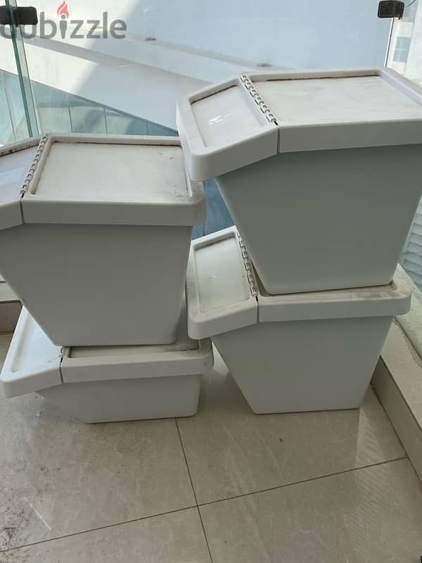 4 ikea storage bins 2