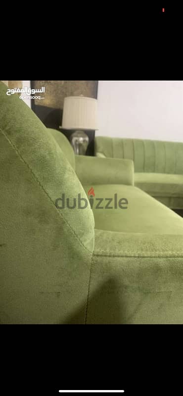 Sofa 3 seater & 2 seater + tables Urgent sale  كنب و طاولات للبيع