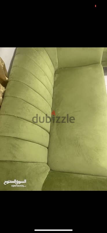 Sofa 3 seater & 2 seater + tables Urgent sale  كنب و طاولات للبيع 8