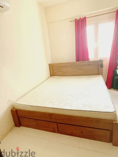 bed and frame king size ,50 omr