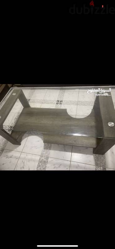 Sofa 3 seater & 2 seater + tables Urgent sale  كنب و طاولات للبيع 10