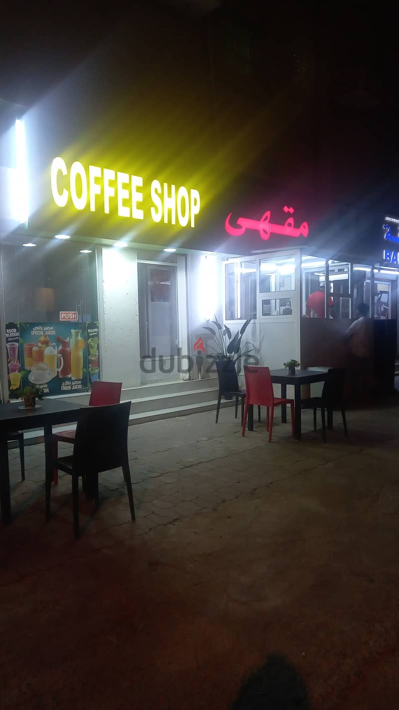 Coffee shop (2 Shop=120 OMR Rent) Sell and 2BHK Flat on Rent 2