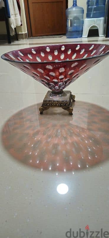 crystal glass vase urgent sale 0