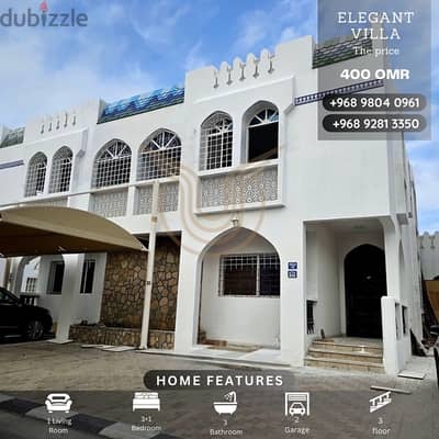 MADINAT AL ILLAM | LUXURIOUS 3+1 BR VILLA FOR RENT