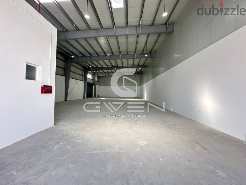 Prime Brand new Warehouse for Rent in Khazaen Economic City 1