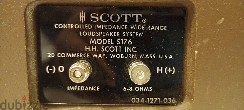 SCOTT S176 STEREO SPEAKER 4