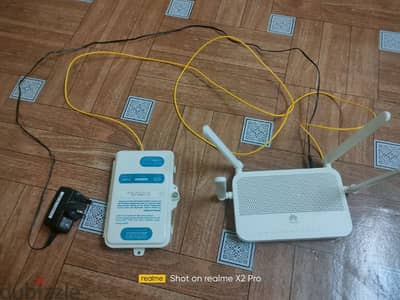 huwawei router and wire