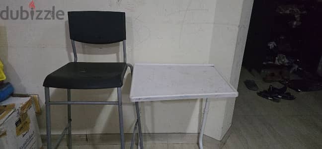 Table and chair