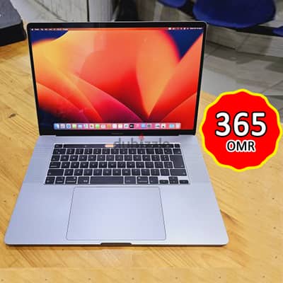 MacBook Pro 16" (2019) 2.4 GHz 8-core Intel Core i9, AMD Radeon Pro 56