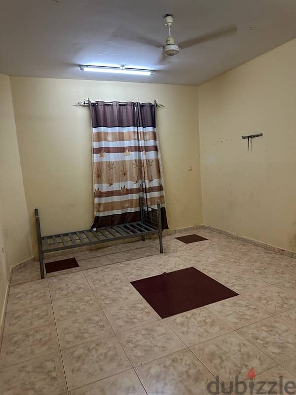 Room for rent 75. riyal price including electricity ,water and wifi 3