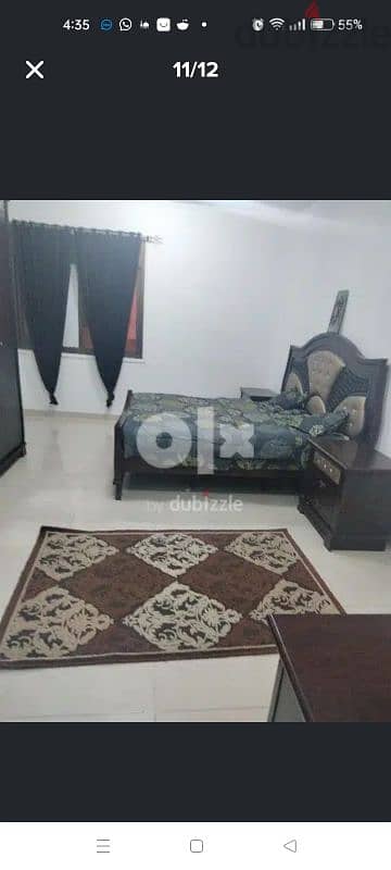 fully furnished 1bhk larg apartment for ren in al Khwair t 1