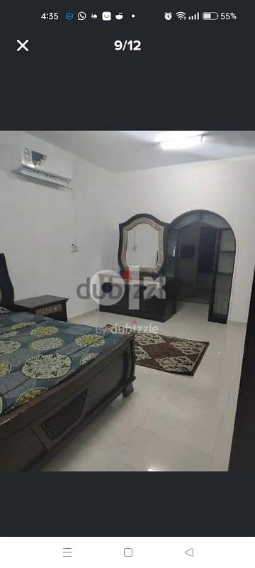 fully furnished 1bhk larg apartment for ren in al Khwair t 2