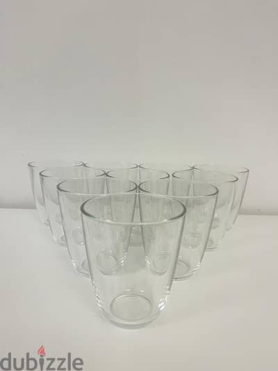 Set of 10 glasses (HomeCentre)