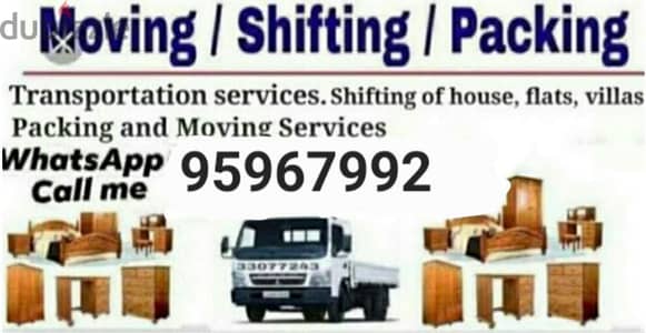 House shiffting & packing Transport