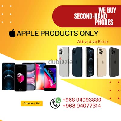 We buy second-hand phones ! ( Only Apple )