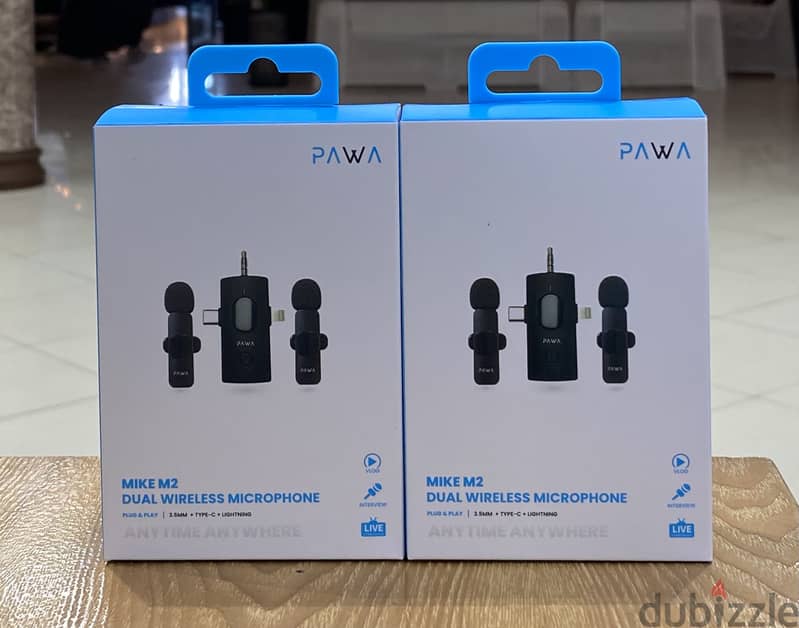 Pawa Mike M3 Dual Wireless Microphone 0