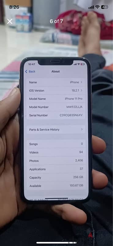 iphone 11 pro 256 gb 7