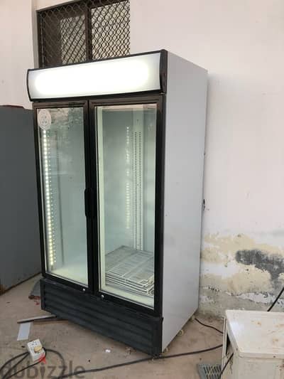 glass door refrigerator super general