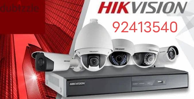 All type of CCTV Camera  Hikvision HD turbo 1080p  Ip camera HD 2