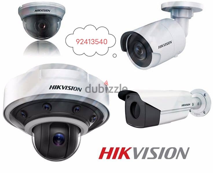 All type of CCTV Camera  Hikvision HD turbo 1080p  Ip camera HD 3