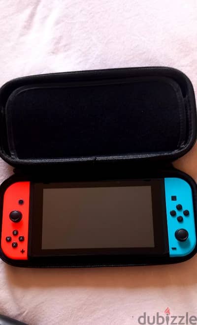 NINTENDO SWITCH WITH ACCESSORIES