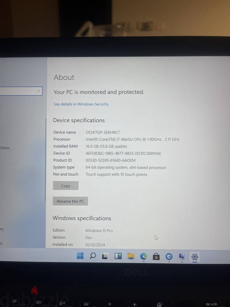 Dell Latitude 5400 Top condition 7