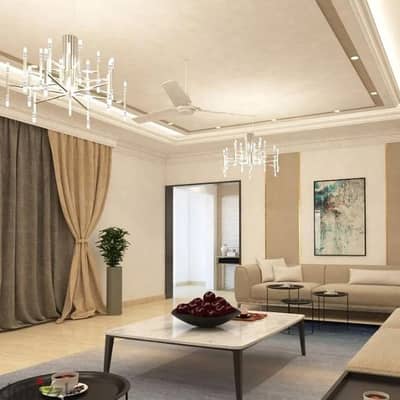 we are doing gypsum ceiling gypsum partition decor