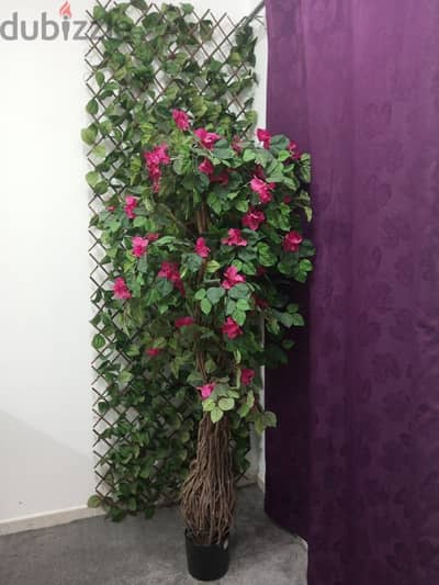 Artificial plant with wall plant