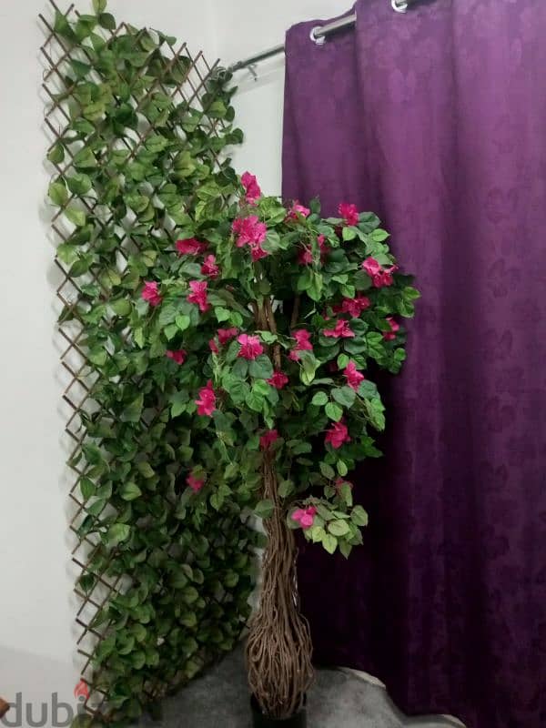 Artificial plant with wall plant 1