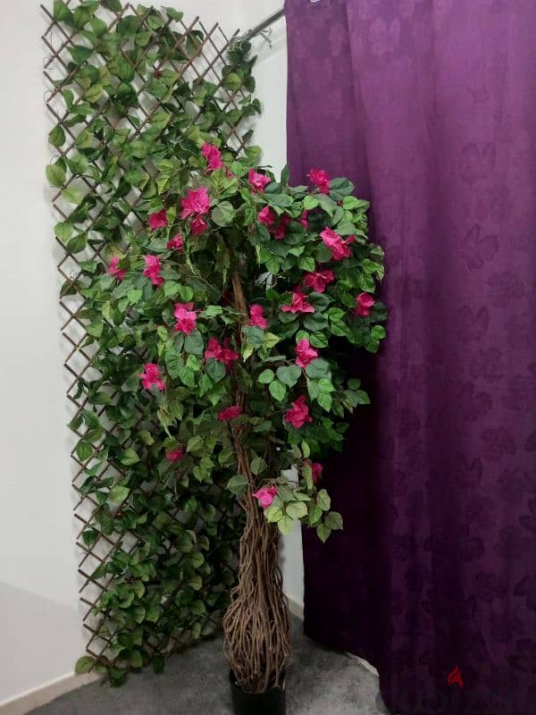 Artificial plant with wall plant 3