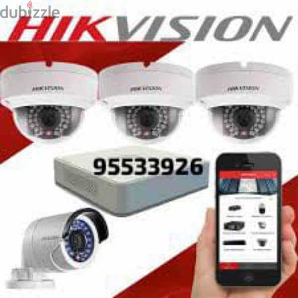 CCTV camera technician install fix selling Hikvision HD Ip camera 0