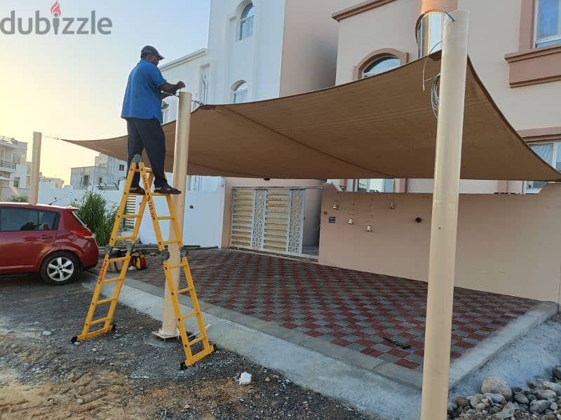 Car Parking Shades Repairإصلاح مظلات مواقف السيارات 10