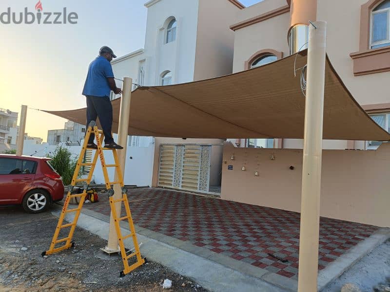 Car Parking Shades Repairإصلاح مظلات مواقف السيارات 11